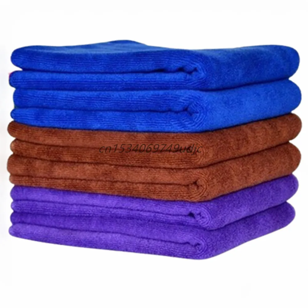 2pcs 30/40/60cm Microfiber super macio de limpeza de carros Auto lavagem de vidro de vidro Limpeza pequena 420gsm