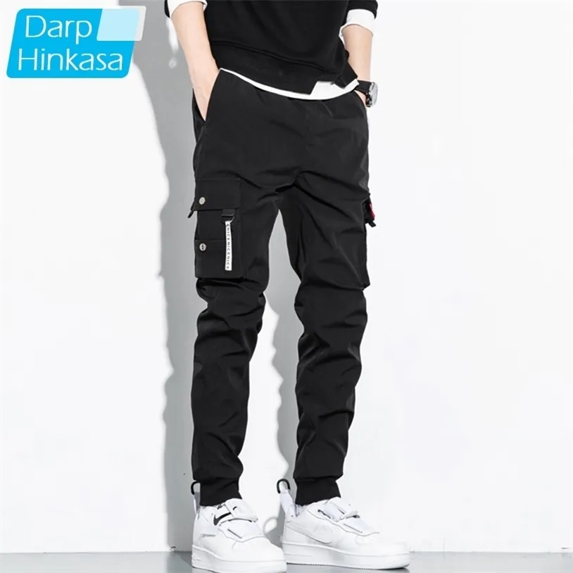 Autumn Black Jogger Men Cargo Pants Outdoor Tactical Military Casual Loose Sweat Cotton Trousers Big Size 8XL 220325