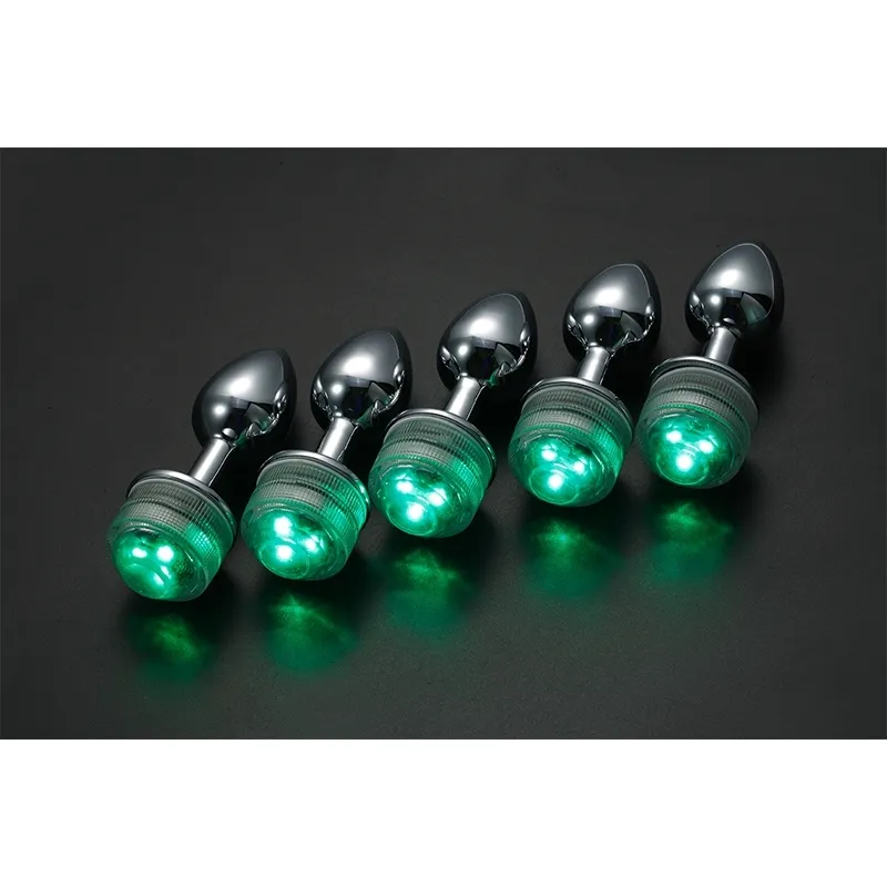Plug Anal Vibrant LED Télécommandé - Jouet Sexuel Lumineux, Neuf, Générique