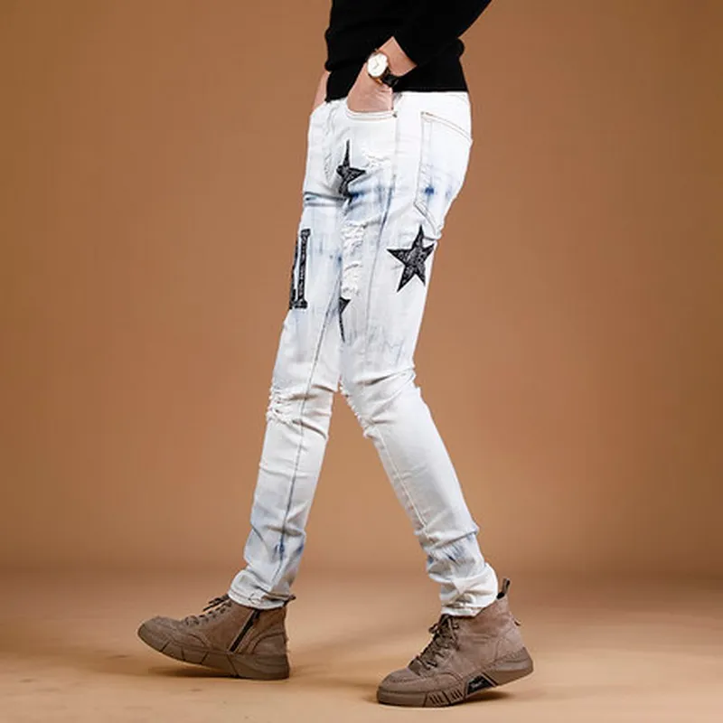 Mejor Precio En A Granel Jeans Homme Grande Taille 38 Biker Pour