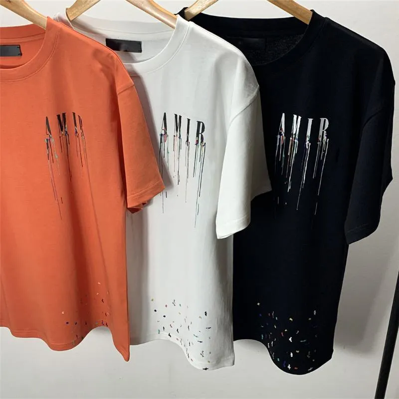 T-shirts pour hommes Lettre colorée Imprimer Marque Hommes T-shirt à manches courtes Social Club Outfits Tee Shirt Homme Summer O-Neck Tshirt For MenMen's