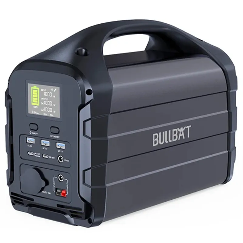 Bullbat avonturier 700 613WH/700W draagbare krachtcentrale zonne -energie -generatoren voor buiten- en binnen