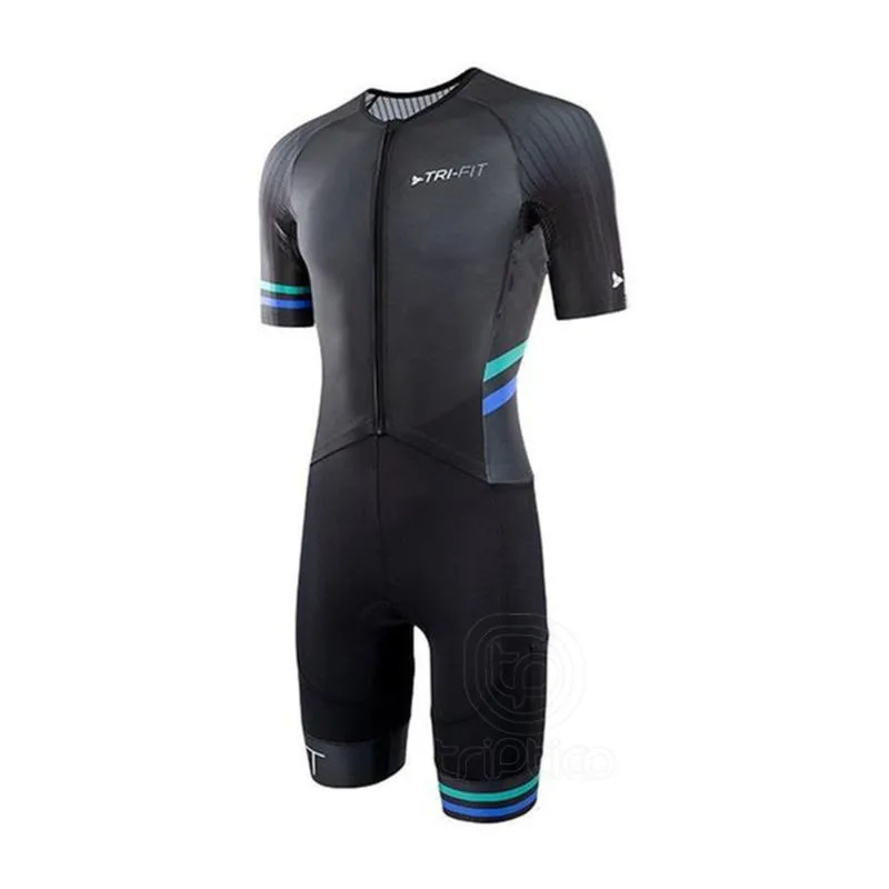 레이싱 세트 Tri-Fit Triathlon Suit 캐주얼 프로 팀 의류 Cyclilng Skinsuit Running Speedsuit Swimming Jumpsuit Apparel Bike KitsRacing