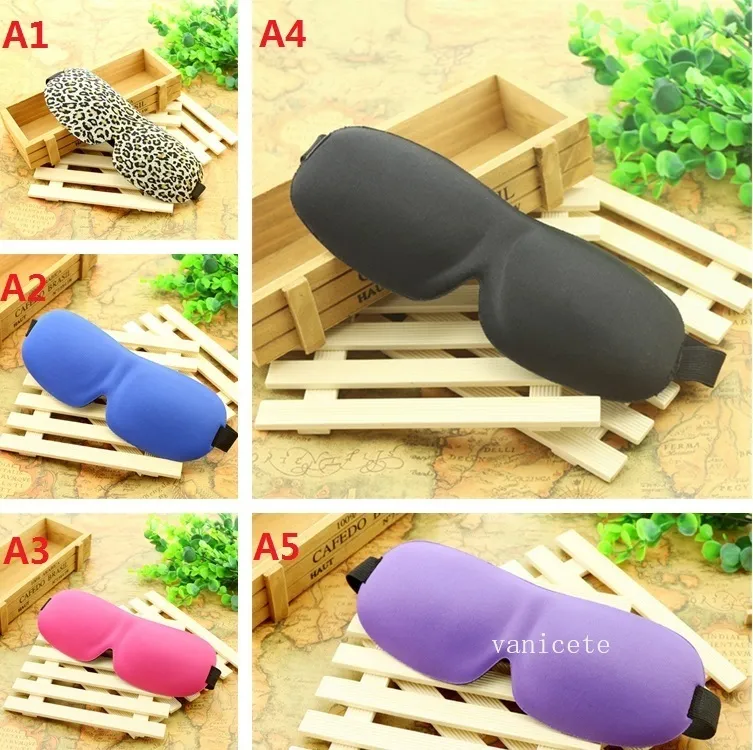 Świąteczna Maska Party 3D Maski Sleep Naturalne Sleeping Eye Okładki Eyeshade Cover Shade Eye Patch Blindfold Travel Eyepatch ZC1065