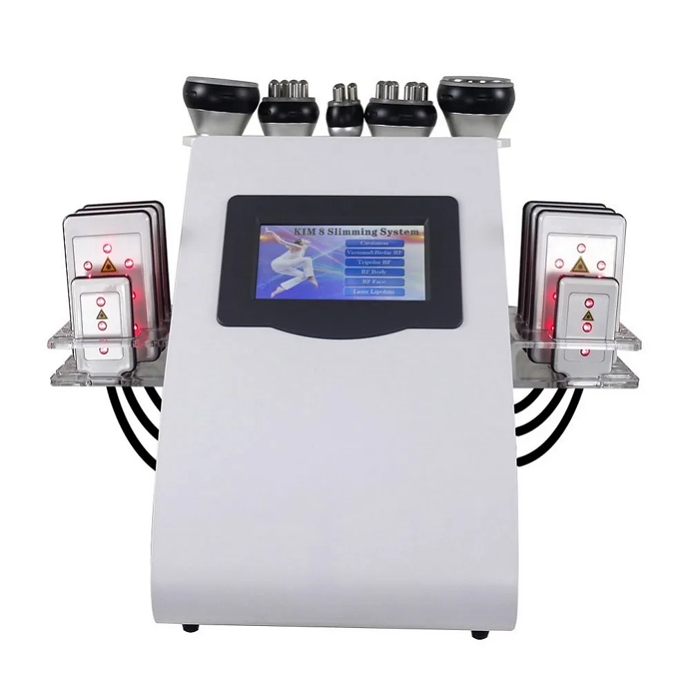 Minceur Machine Produit 6 en 1 Laser sous vide Radio Fréquence RF 40K Cavi Lipo Slim Ultrasons Liposuccion Cavitation Machines Pour Spa