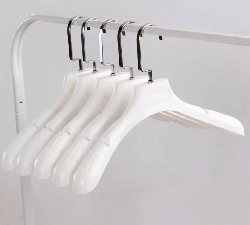Lot De 10 Cintres Plastique Large Épaules – Antidérapants, Pliables, Pour Garde-Robe Ou Séchage