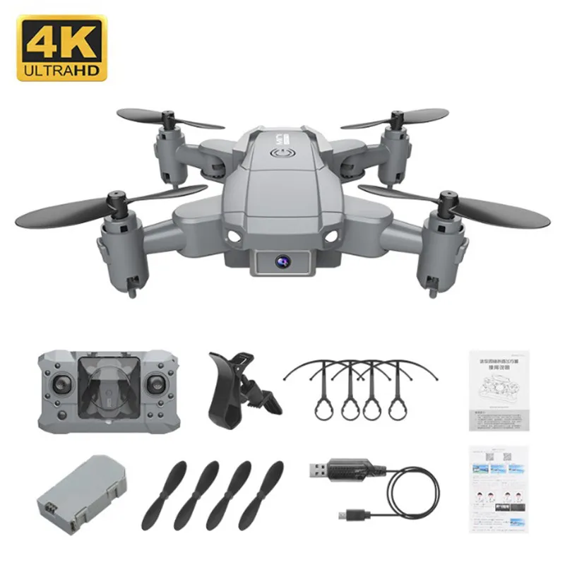 2023 Mini Drone med 4K-kamera HD-vikbara drönare Quadcopter One-Key Return FPV Följ mig RC Helicopter Quadrocopter Kid's Toys KY905