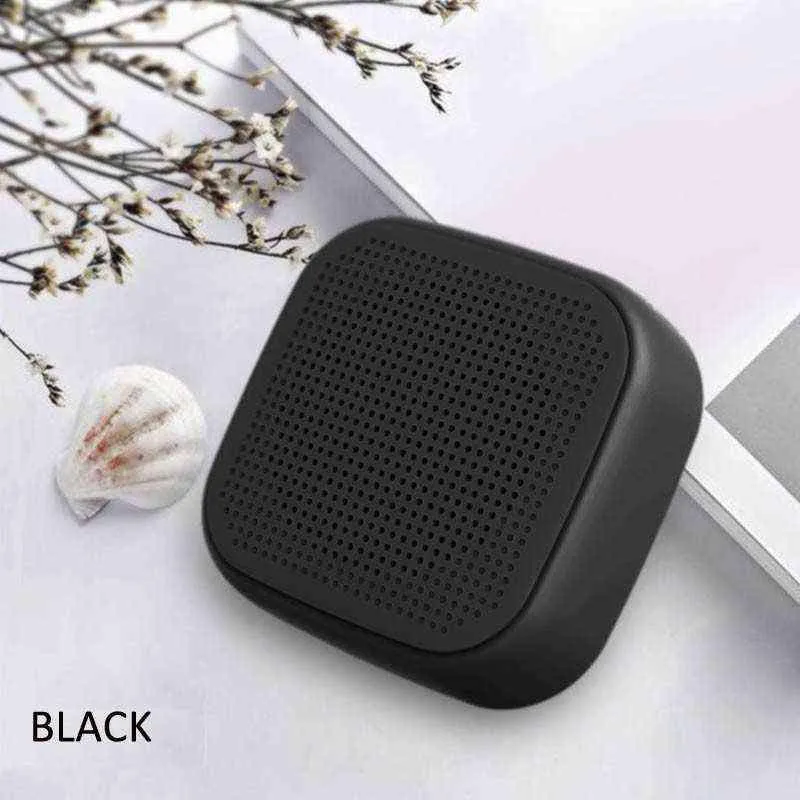 Gullig kub Bluetooth5.0 Speaker Portable Mini Speaker HD Ljudkvalitetssamtal utan stammar Ljud G220326