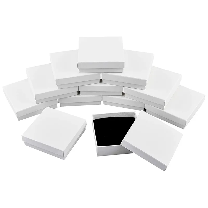 Pakiety papierowe kartonowe pudełka bransoletki prostokąta Prezenty Prezenty Prezentowe przechowy