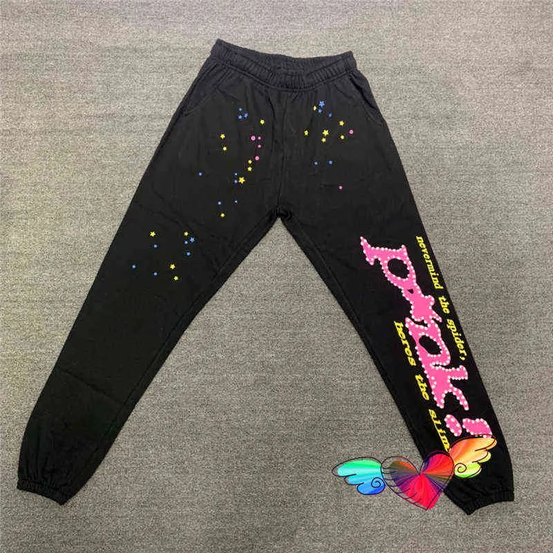 Mens Pants Spider Web 555555 Sweatpants Men Women 1 High Quality Puff Print Sp5der Heavy Fabrictrousers Hip Hop Joggers 220912hxpx5xpx5KDAS