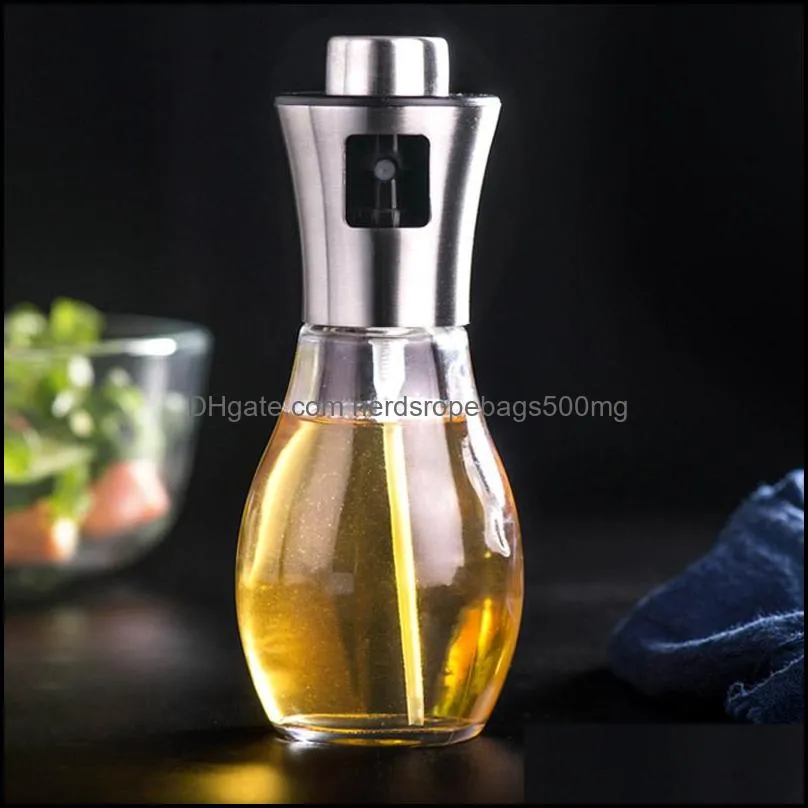 Creative Oil Bottle Tool Soy Sauce Container Olive Oil Vinegar Seasoning Spray Leakproof Easy Cleaning Kitchen RRB15006