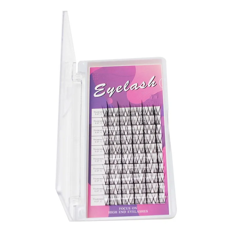 Individual Eyelashes light weight Self Grafting Cluster Lashes Cruelty Free natural soft eyelash Extension