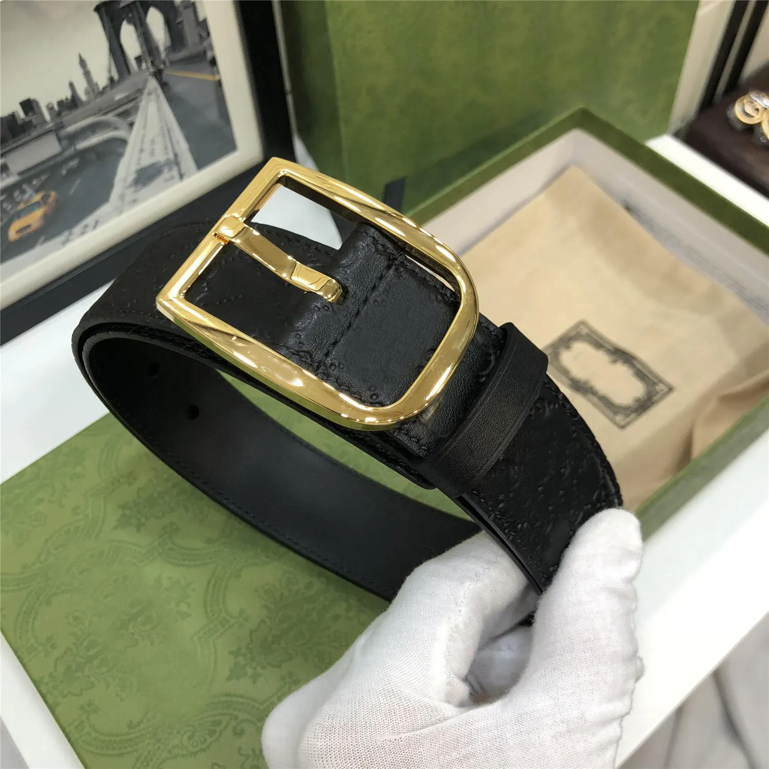 High Quality Genuine Leather Designer Belt For Men And Women
