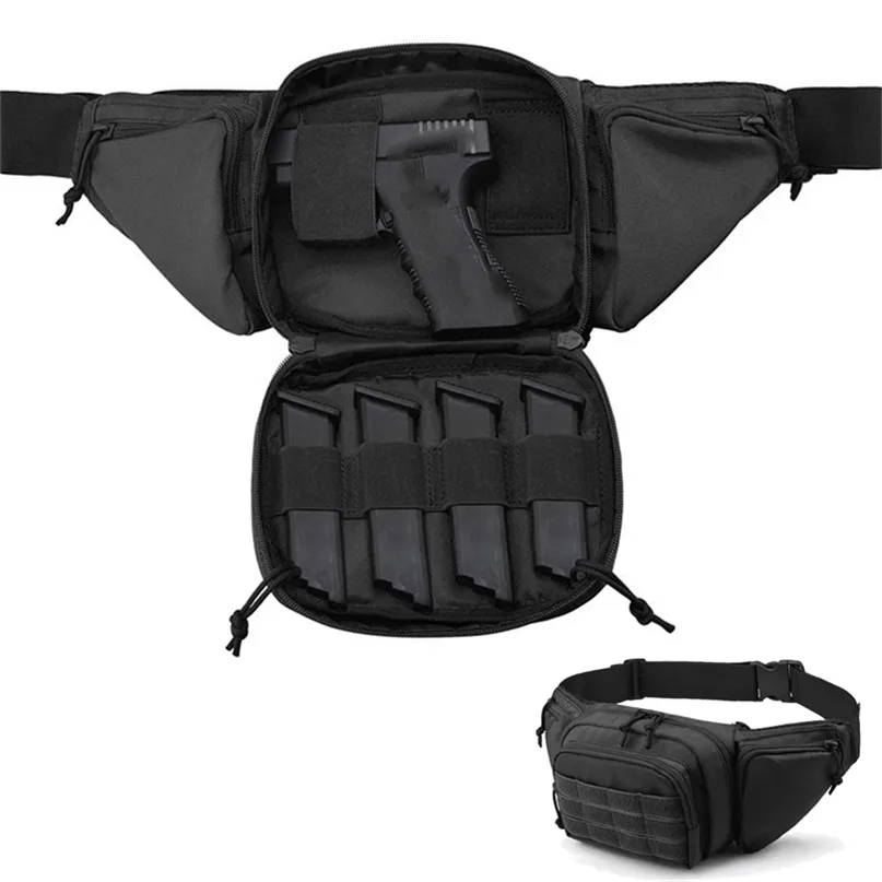 Outdoor Tactical Gun Marsupio Fondina Petto Militare Combattimento Campeggio Sport Caccia Athletic Spalla Sling X261A 220512