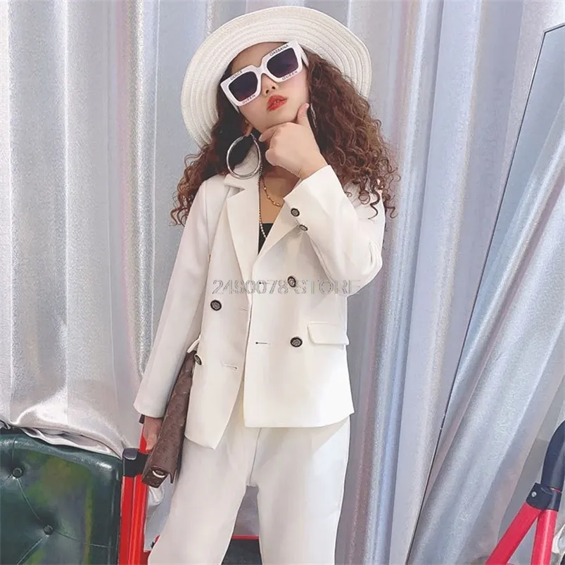 Girls Formal Ladies Suits With Price Set For Weddings, Parties, And School  Performance Blazer Jacket And Pants Style 220813 From Qiyuan06, $36.11