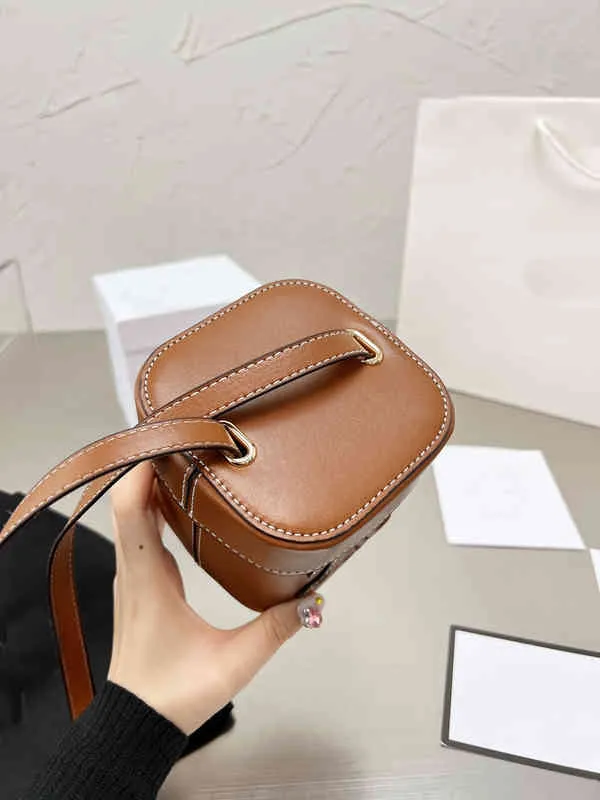 Strap Box Bag Luxury Designer Famous Shoulder Quilted Pattern Cross Body Mini Genuine Leather Cosmetic Vanity Handbags Purses 220407