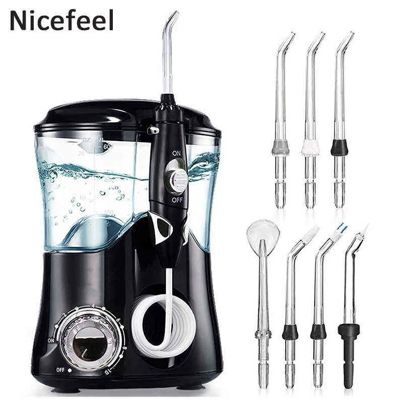 Electric Oral Irrigator Water Pulse Flosser irrigador Dental Jet Teeth Cleaner Toothbrushing Hydro With 600ml Tank 220518