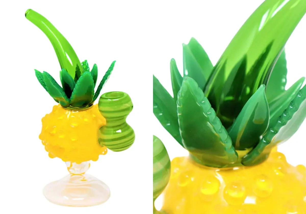 Vintage Pineapple Cocktail Bubbler BONG Hookah Smoking Pipes Oil Burner with bowl or Banger can put customer LOGO by DHL UPS CNE