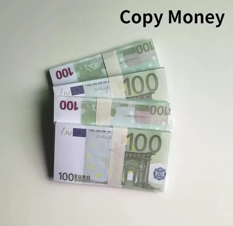 Kopie Geld Prop Euro Dollar 10 20 50 100 200 500 Feestartikelen Nep Film Geld Knuppels Spelen Collectie 100 stks/pak