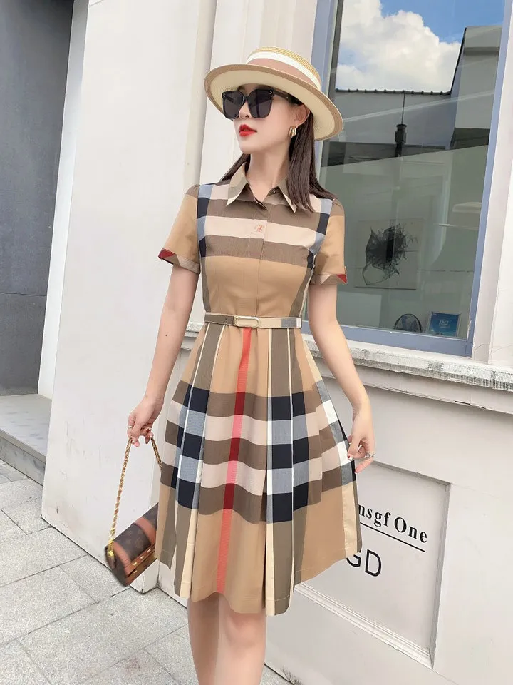chiffon shirt dress Women's Dark Blue Long Sleeve Chiffon Shirt Dress main image 0