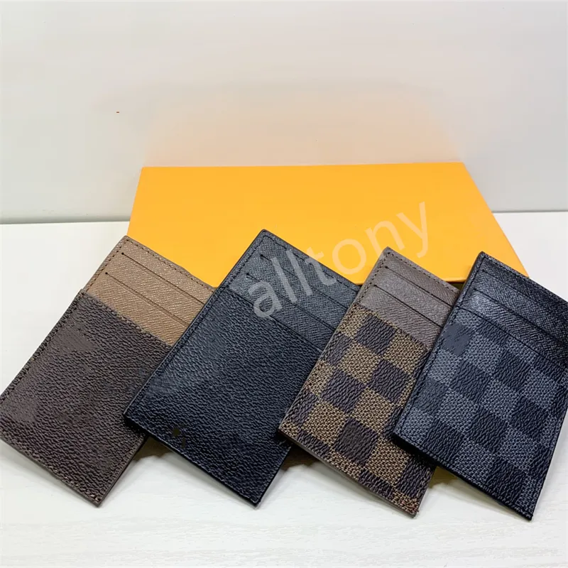 2022 fashion women's purse classic business credit card case wallet holders leather luxury bag with original box marmont passport cases