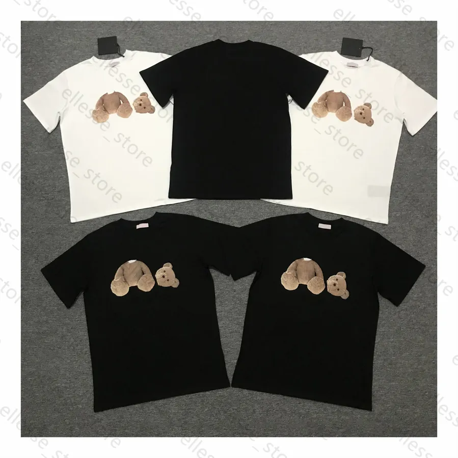 2021 여름 패션 Mens Womens 디자이너 T 셔츠 남성용 Palms Tops Luxurys 편지 자수 Tshirts 의류 Short Angels Sleeved Tee