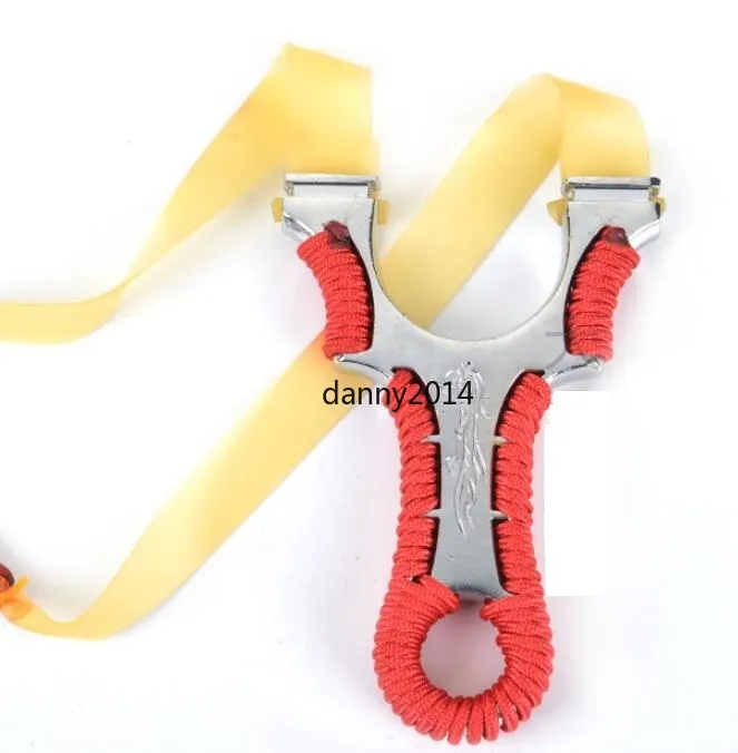 new Alloy Slingshot Shooting Tools Top Quality Stainless Steel Hunting rubber Slingshots For Reminiscence And Entertainment for kids adults toy