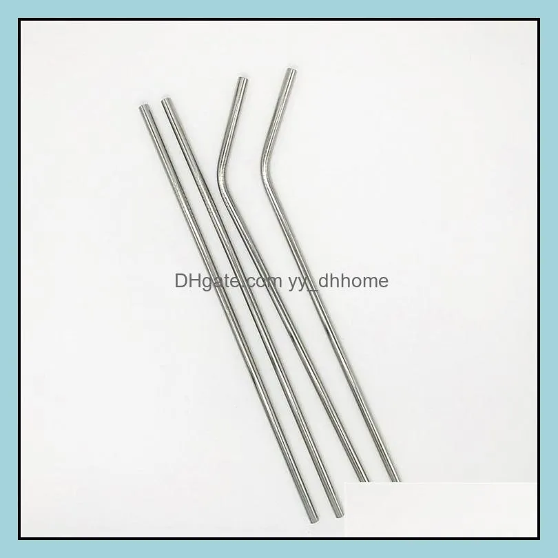 4+1 stainless steel drink straw set 18-8 straw 30 oz straws burlag bag packing logo customized