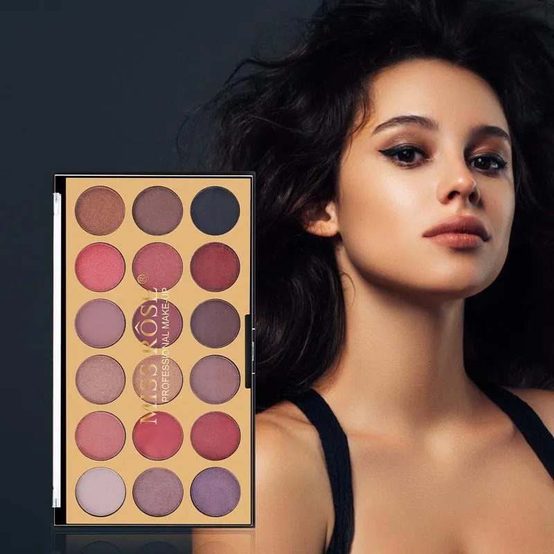 Palette de fards à paupières, 18 couleurs mates, poudre scintillante, longue durée, imperméable, maquillage pour les yeux