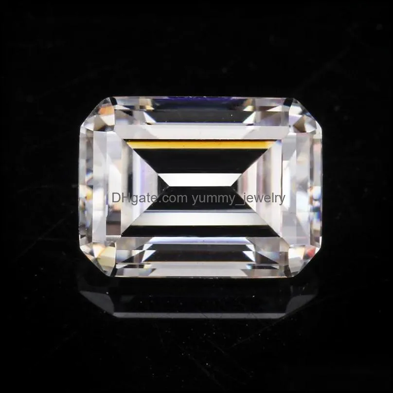 Starszuan Pretty GH 6*8mm 1.5ct oct emeral moissanite loose gems high quality stone for fashion jewelry making