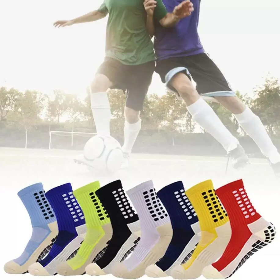 Kids Soccer Grip Socks Boys Football Non Slip Socks Cushioned Athletic Crew  Sock