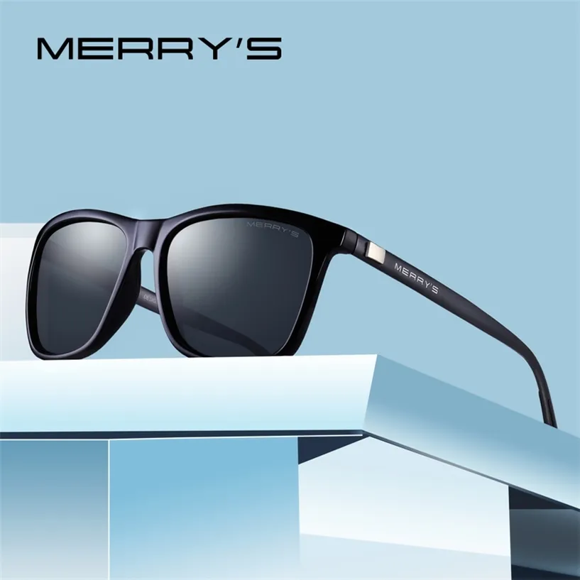 MERRYS نظارات شمسية كلاسيكية للرجال / النساء مستقطبة للجنسين مربعة لقيادة الصيد UV400 S8286 220407