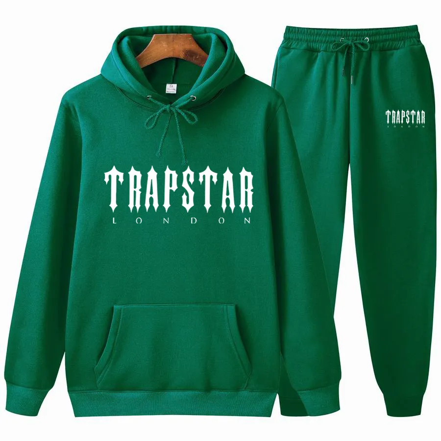 Trapstar Mens Tracksuit Set Hoodie And Jogging Pants Sportswear, Casual  Running Suit, Plus Size Available From Mensdesignejacket, $15.72