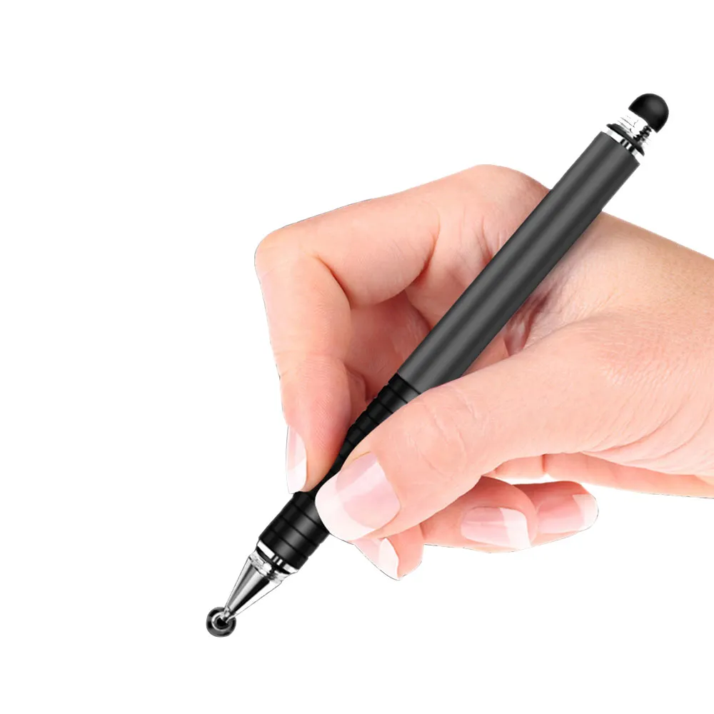 Universal 2 w 1 styl pióra do tabletu rysunek dotykowy pojemnościowy ekran Caneta ołówek dla smartfona inteligentne długopisy