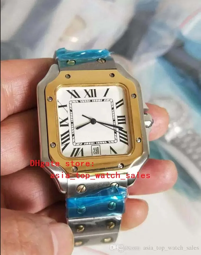 Reloj de pulsera de los hombres de 3 hombres de alta calidad Últimos dos tonos Mecánico Mecánico Reloj automático 39mm reloj de acero inoxidable reloj de hombre relojes prácticos