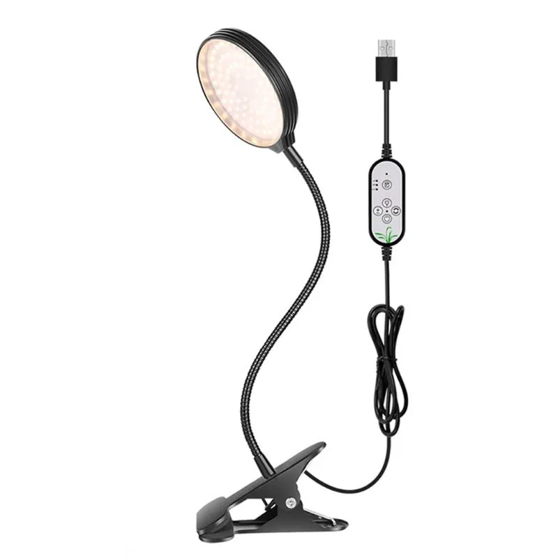 Grow Lights Clip On LED Light Basement Dark Room Balcony Indoor Plant