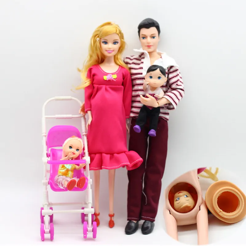 Happy Family Kit: Pregnant Babyborn Ken & Wife Toy The Doll People With Mini  Stroller Carriages Perfect Gift For Girls 220505 From Kuo08, $12.19