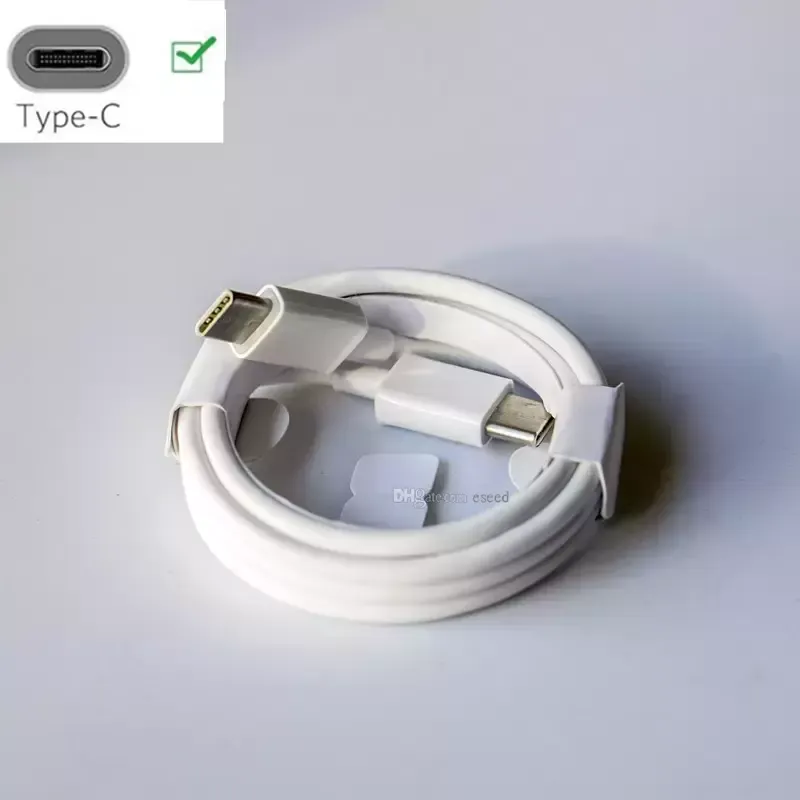 Cabos USB C para Tipo C PD Carregamento rápido 18W 20W para IP Samsung S21 S20 Nota 20 Carga rápida 4.0 Fio de carregador de 6 pés de 3 pés