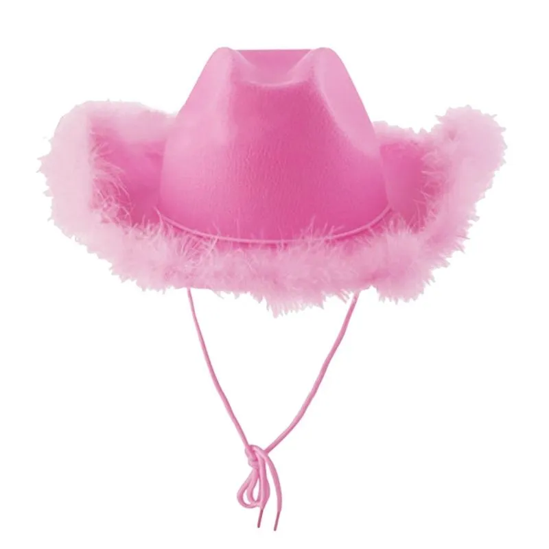Retro Felt Cowboy Hat For Women And Men Western Style Feather Boho Wedding  Decor Top Bonnet For Parties And Cosplay Berets271e From Pfwbz, $16.62