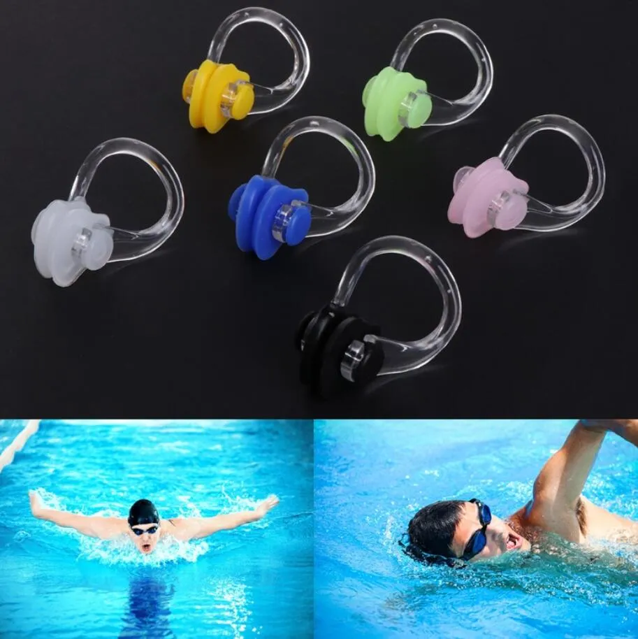 Waterproof Soft Silicone Comfortable Diving Surfing Swimming Nose Clips Nose Plugs for Unisex Adult Men Women Kids