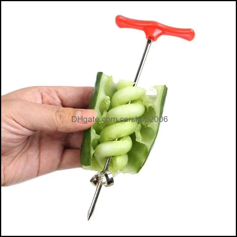 Fruit Vegetable Tools Spiralizer Rotating Machine Manual Roller Spiral Slicer Radish Potato Cutter Kitchen Tools Gadget 20211229 Q2
