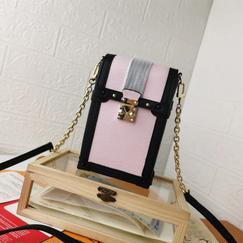 M63913 M67873 Canvas Clutch Messenger Bag Ladies مصمم جلدي مربع محفظة صغيرة