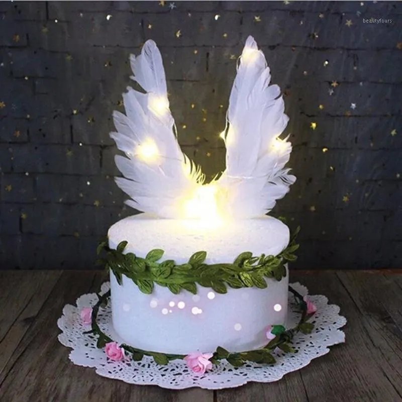 Other Festive & Party Supplies Big Wings Wedding Cake Topper For Baby Shower Kids Children Birthday Decorative Accessories
