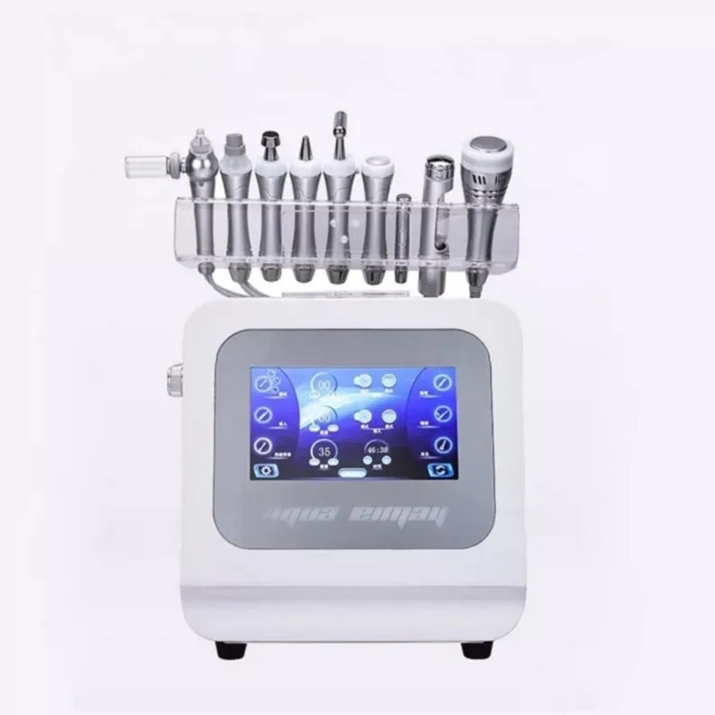 Nettoyage pour le visage portable Corée Small Bubble Hydrogène Oxygène Dermabrasion Instrument Nouvel arrivée 9d Skin Peel Facial Machine