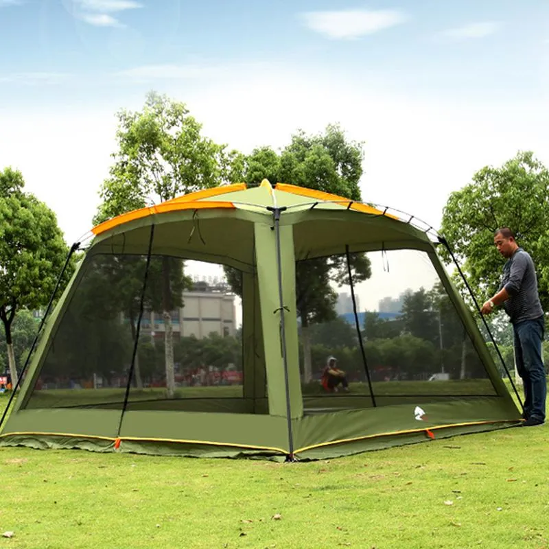 Tält och skyddsrum ultralarge 365 220 cm med myggnät camping tält stor lusthus solskydd strand grill barraca karpastenter