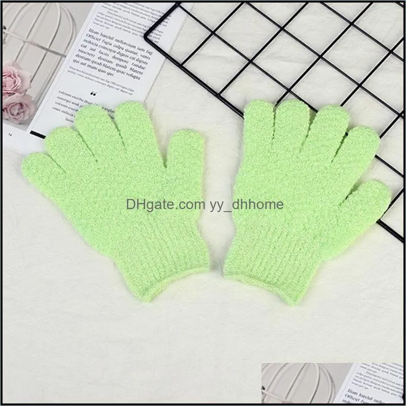 echootime fashion moisturizing spa skin care cloth bath glove mitten exfoliating gloves cloth scrubber face body wll287