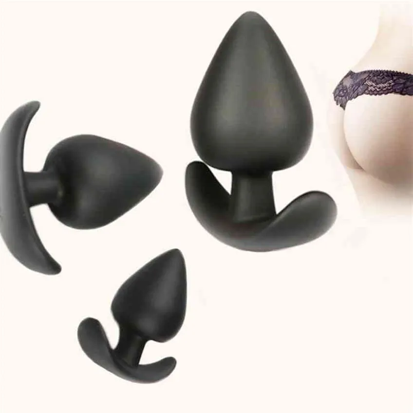 Silicone gros butl plug jouets sexuels anaux pour adultes hommes sous-vêtements de femme buttplu286C