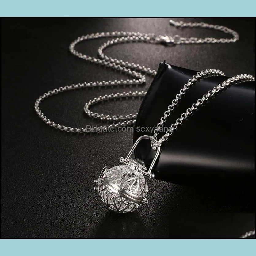 HOT Sale Aromatherapy Diffuser Necklaces Essential Oils Diffuser Necklace Fashion New Locket Pendants Necklace 5 Colors Free SHip
