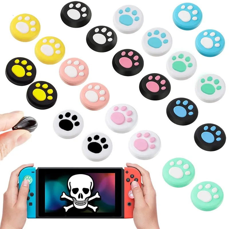 Cat Paw Nintendo Switch Thumbstick Grips Cute Joystick Cover For