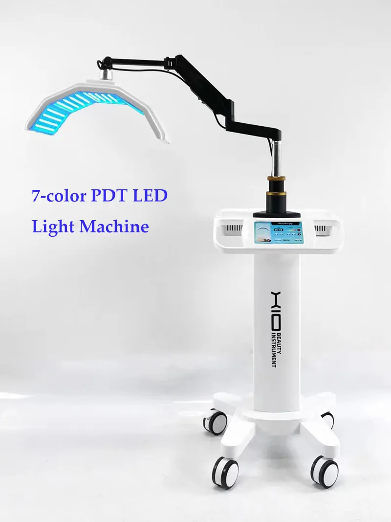 Nieuwe 7 kleuren LED Photon Light Therapy Machine CE goedkeuring PDT Red Light Lamp Acne behandeling